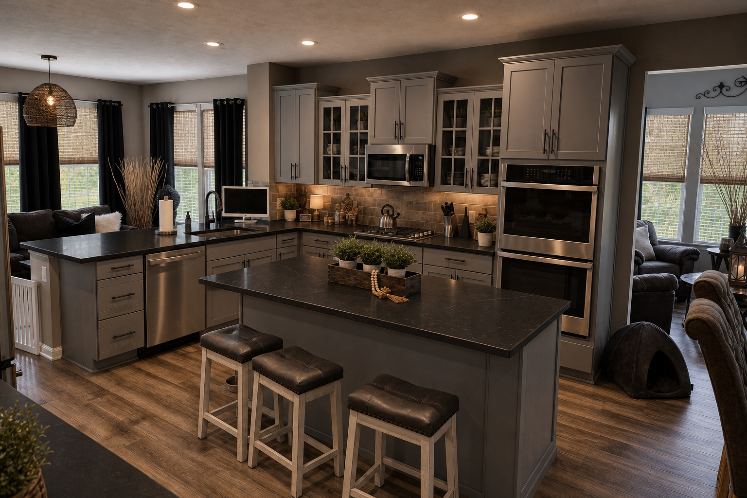 Kitchen after Photo Visualizer renovation concept