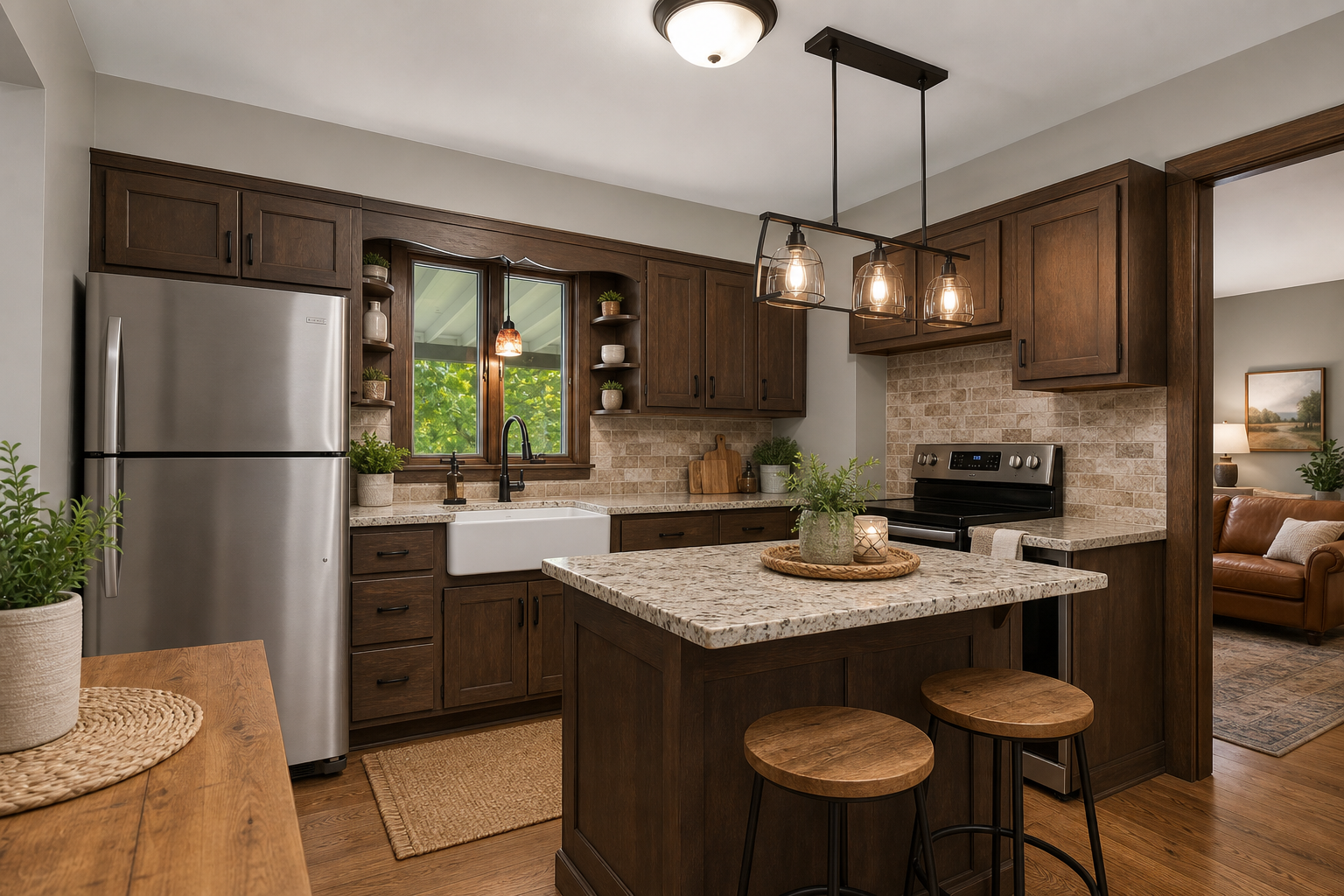 Renovated room concept generated by Photo Visualizer